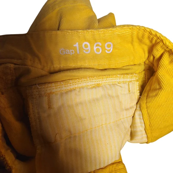 GAP 1969 XXS Pencil Skirt Yellow - Picture 6 of 7